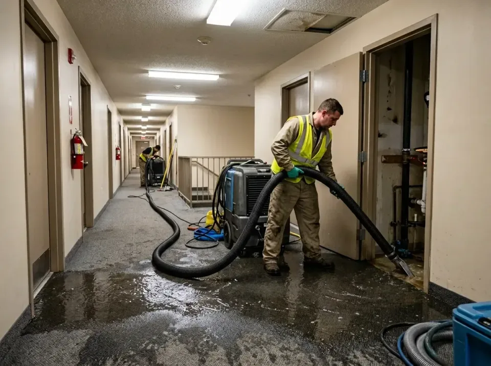 multi-unit-apartment-hallway-f-005 — frequently asked questions, Emergency Burst Pipe Water Extraction & Removal in Selma, CA